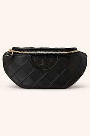 Tory Burch Saszetka Biodrówka Fleming schwarz