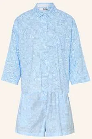 DKNY Piżama A New Era Z Rękawami 3/4 blau