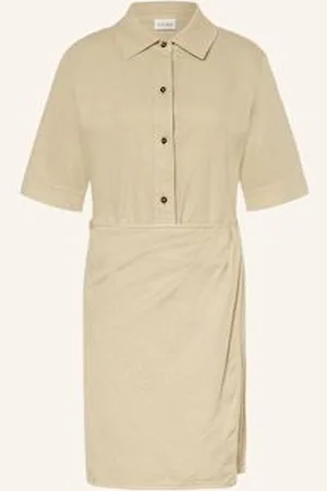 Closed Sukienka Koszulowa W Stylu Kopertowym beige