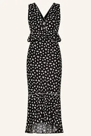 Claudie Pierlot Sukienka Satynowa schwarz