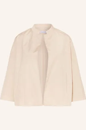 ROSSO35 Żakiet Pudełkowy Z Rękawami 3/4 beige