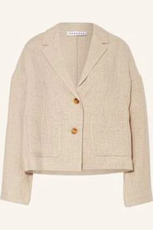ROSSO35 Blezer Z Lnu beige