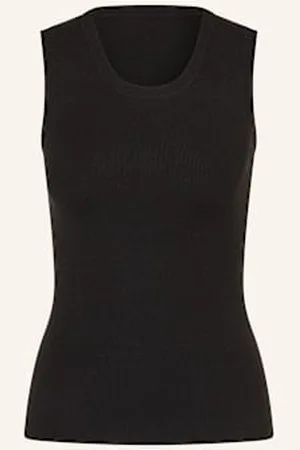 Mrs & HUGS Top Z Dzianiny schwarz