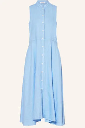 ROSSO35 Sukienka Z Lnu blau