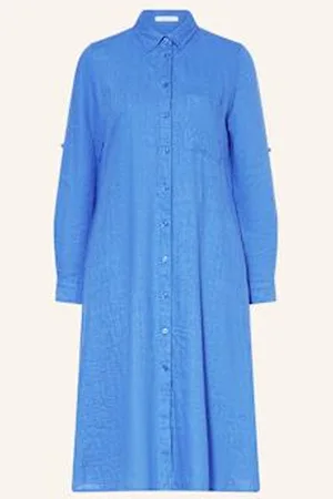 lilienfels Sukienka Koszulowa Z Lnu blau