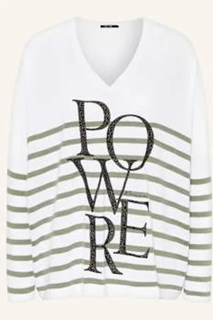 Marc Aurel Sweter Oversize weiss