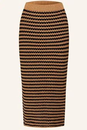 Max Mara Spódnica Szydełkowa Brenta braun