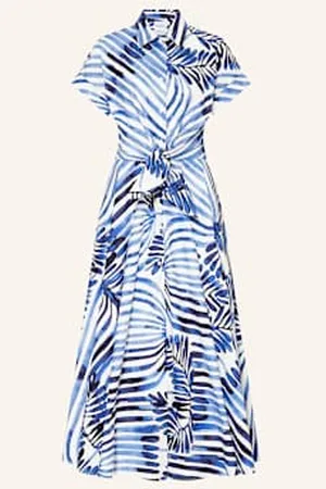 SARA ROKA Sukienka Koszulowa blau