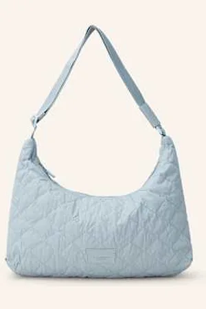 Seidenfelt Torebka Hobo blau
