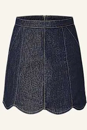Y.A.S Spódnica Jeansowa blau