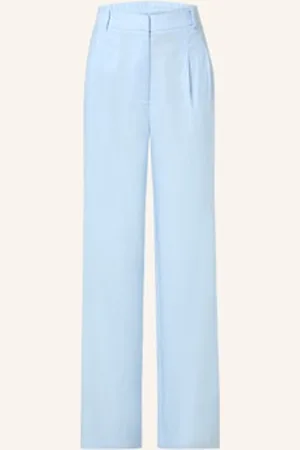 Mrs & HUGS Spodnie Marlena Z Dodatkiem Lnu blau