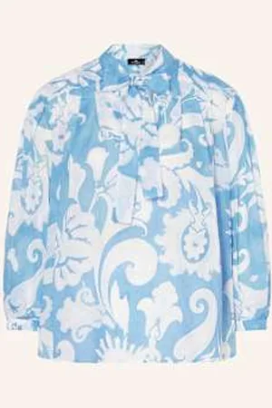 Etro Bluzka Ze Wstążką I Rękawami 3/4 blau