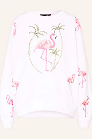 miss goodlife Bluza Nierozpinana Z Ozdobnymi Kamykami weiss