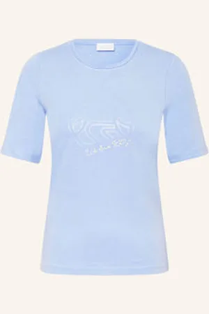 Sportalm T-Shirt Z Obszyciem Ozdobnymi Kamykami blau