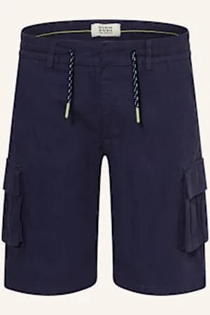 Scotch&Soda Szorty Bojówki blau