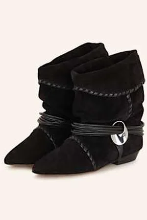 Isabel Marant Botki Sellen schwarz