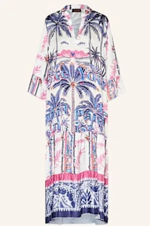 miss goodlife Sukienka Satynowa Z Rękawami 3/4 blau