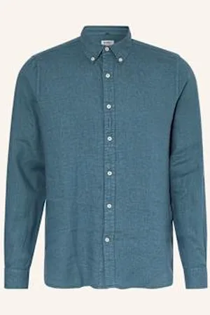 ECOALF Koszula Z Lnu Malibu Regular Fit gruen