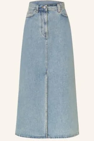 Loulou Studio Spódnica Jeansowa Rona blau