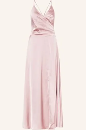 Apart Sukienka Wieczorowa W Stylu Kopertowym rosa