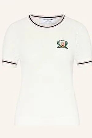 Lacoste Dzianinowa Koszulka weiss