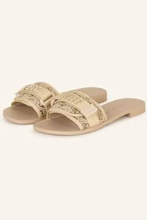 Guess Klapki elyze4 gold