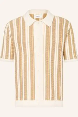 NN.07 Koszula Z Dzianiny Jackie Regular Fit beige