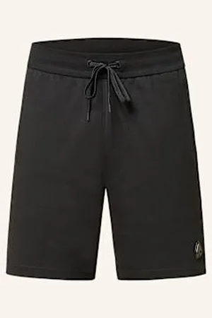 Moose Knuckles Szorty Dresowe Dalon Z Lampasami schwarz