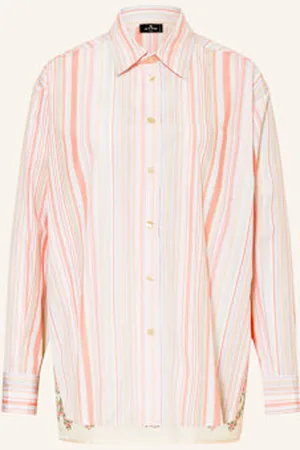 Etro Koszula Z Mieszanki Materiałów orange