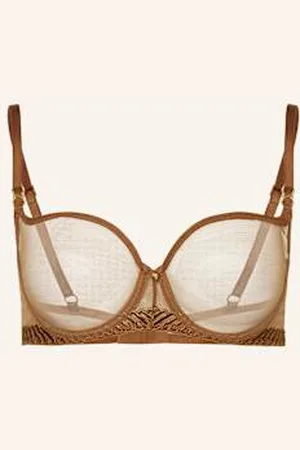 Aubade Biustonosz Z Fiszbinami Sheer Emotion beige