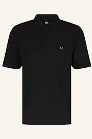 C.P. Company Koszulka Polo Z Dżerseju schwarz