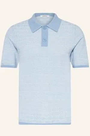 Sandro Koszulka Polo Z Dzianiny blau
