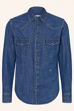 Jacob Cohen Koszula Jeansowa Regular Fit blau