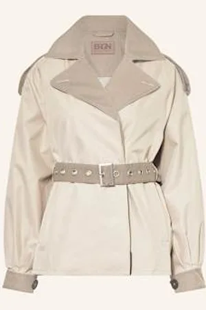 Brgn By Lunde & Gaundal Kurtka Przeciwdeszczowa Duskregn beige