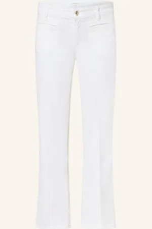 Cambio Jeansy 7/8 Tess weiss