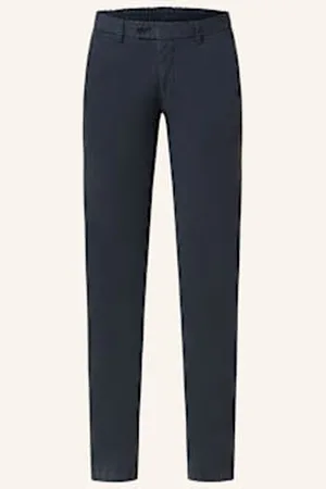 Hiltl Chinosy Trento Slim Fit blau