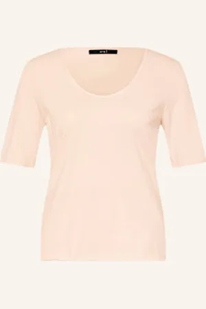 Oui T-Shirt Z Rękawem 3/4 orange