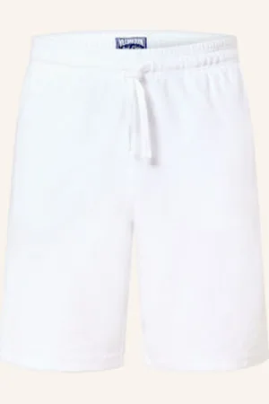 Vilebrequin Szorty Z Materiału Frotte Bolide Regular Fit weiss