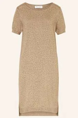 Marc O’ Polo Dzianinowa Sukienka Z Dodatkiem Lnu beige