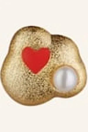 Lulu Copenhagen Kolczyk Na Sztyft Magic Stone Heart gold
