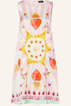 Grace Sukienka Z Satyny rosa