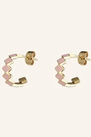 Lulu Copenhagen Kreolki Confetti Hoops gold