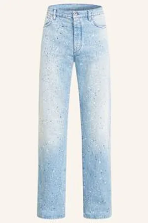 OFF-WHITE Jeansy Straight Fit blau
