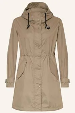 Blauer Płaszcz Przeciwdeszczowy Emery beige