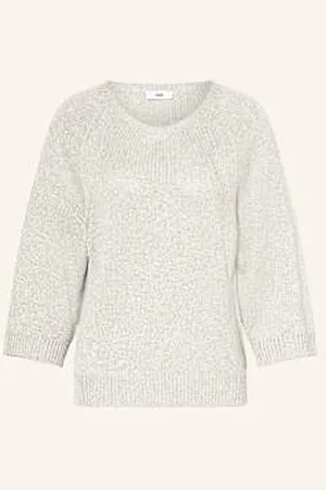 Cinque Sweter Cidenla Z Błyszczącą Przędzą beige