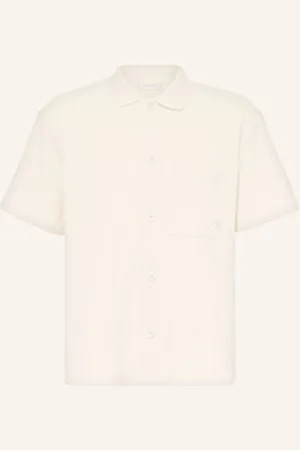 Calvin Klein Koszula Z Dzianiny Comfort Fit beige