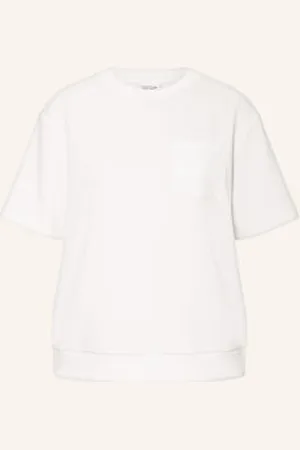 Comma, T-Shirt weiss