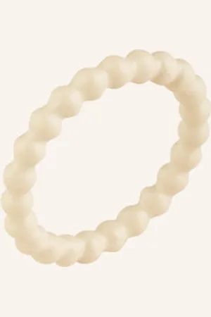 Lulu Copenhagen Pierścionek Color Ball beige