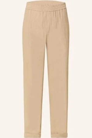 Marc Cain Spodnie Rhodos Z Lnem beige