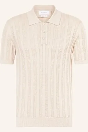 Baldessarini Koszulka Polo Z Dzianiny beige
